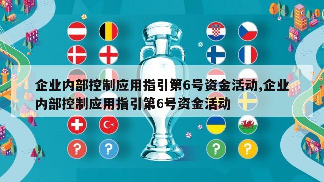 企业内部控制应用指引第6号资金活动,企业内部控制应用指引第6号资金活动