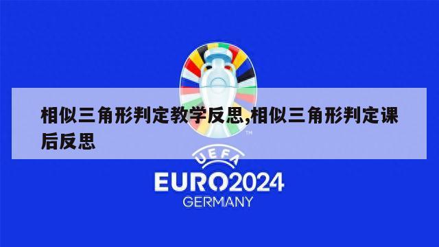 相似三角形判定教学反思,相似三角形判定课后反思